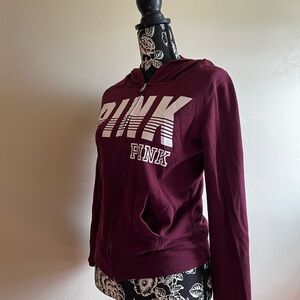 PINK Victoria's Secret Deep Burgundy Pullover